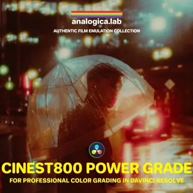 Analogica Lab CINESTILL 800T Power Grade para Davinci Resolve's photo #1