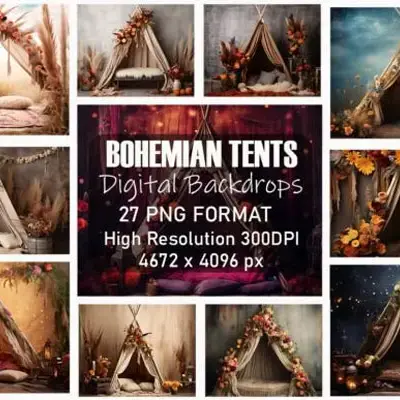 27 Fondos Bohemios con carpas's photo #1