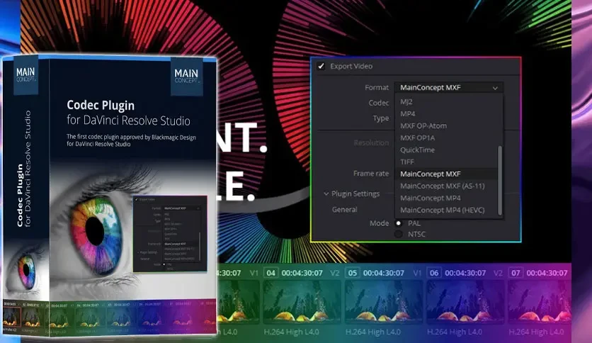 MainConcept Codec Pluing para Davinci Resolve - Windows's foto | Isla Creativa |  BizneCubano