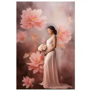 13 Floral Fine Art Textures Digital Backdrops miniatura 2