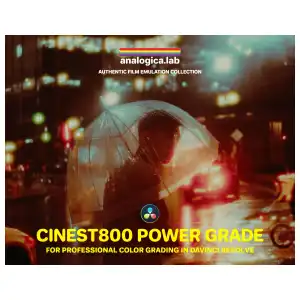 Analogica Lab CINESTILL 800T Power Grade para Davinci Resolve miniatura 1
